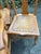 Beautiful set of four antique oak dining chairs, featuring striking quarter-sawn tiger oak grain and richly detailed...