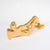1970s Mid-Century Gold-Plated Ceramic Sculpture of a Reclining Woman Signed Jaru For Sale - Image 5 of 12