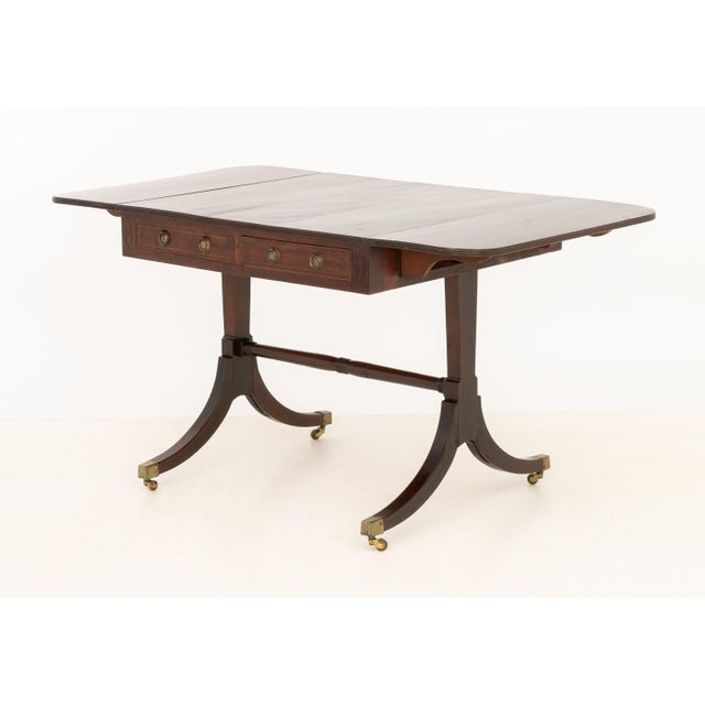 George III Mahogany Sofa Table, Circa 1800 For Sale - Image 10 of 12