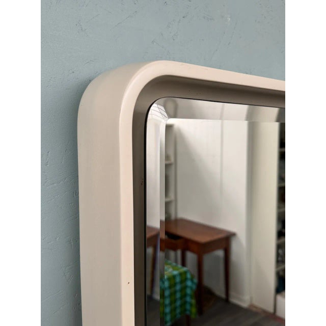 Large Vintage Backlit Mirror, Italy, 1970s For Sale - Image 10 of 16