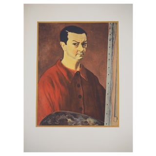 Moïse Kisling, Self-Portrait With a Palette, 1944, Lithograph For Sale