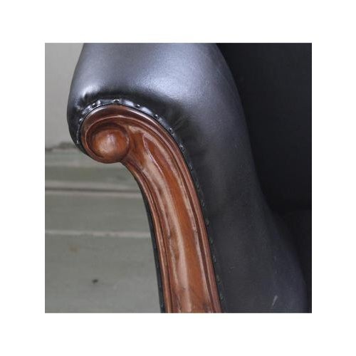 Black Chaise Lounge, 1940s-1950s For Sale - Image 6 of 15