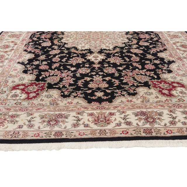 Vintage Chinese Tabriz Rug, 05'10 X 08'10 For Sale - Image 4 of 10