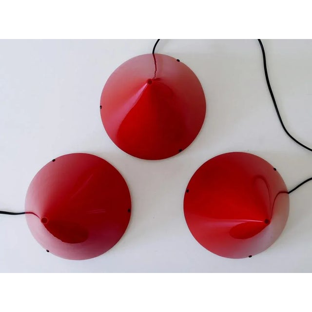 Acrylic Table Lamps or Cone Sconces by Verner Panton for Poly Thema, Set of 3 For Sale - Image 13 of 18