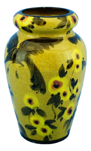 Art Deco Ceramic Vase attributed to Romeo Bevilacqua for Landa, Albisola, Genoa, Italy, 1920s