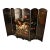 Antique French Dressing Hand Painted Six Panel Screen Divider For Sale