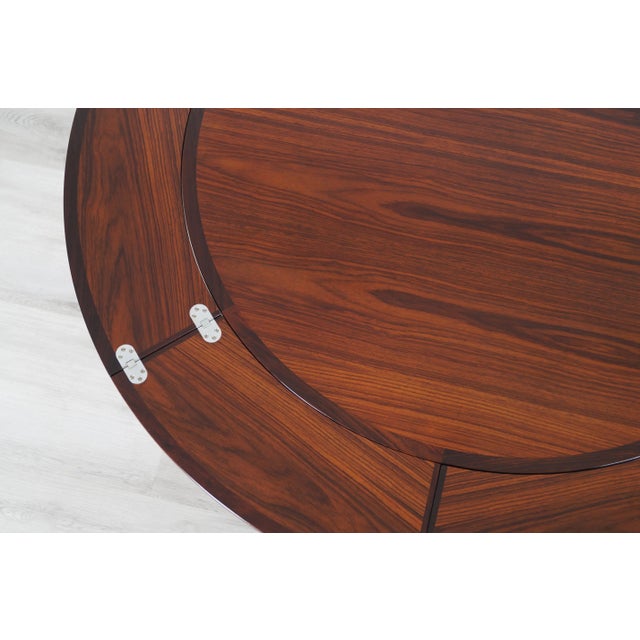 Danish Modern Rosewood "Flip-Flap" Dining Table by Dyrlund For Sale - Image 10 of 13