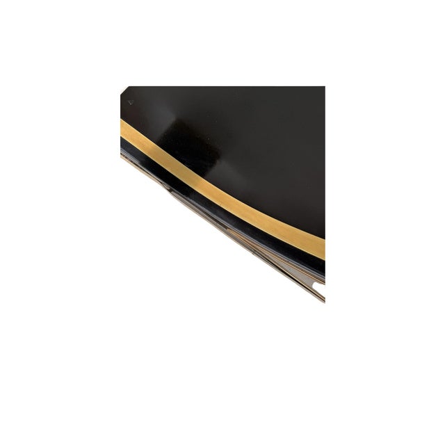 Mastercraft 1970s Attributed to William Doezema Style for Mastercraft Black Console Table For Sale - Image 4 of 11