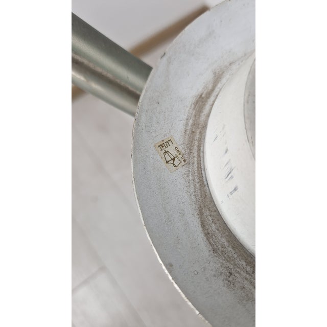 Gray Rotatable Pendant Lamp in Burnished Brass and Glass Sphere by Pia Guidetti Crippa for Lumi, 1970s For Sale - Image 8 of 11