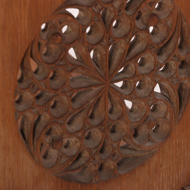 1930s French Brutalist Style Carved Oak Table, C 1930 For Sale - Image 5 of 7