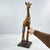 Wood Early 20th Century Giraffe Wood Sculpture on Custom Base For Sale - Image 7 of 7