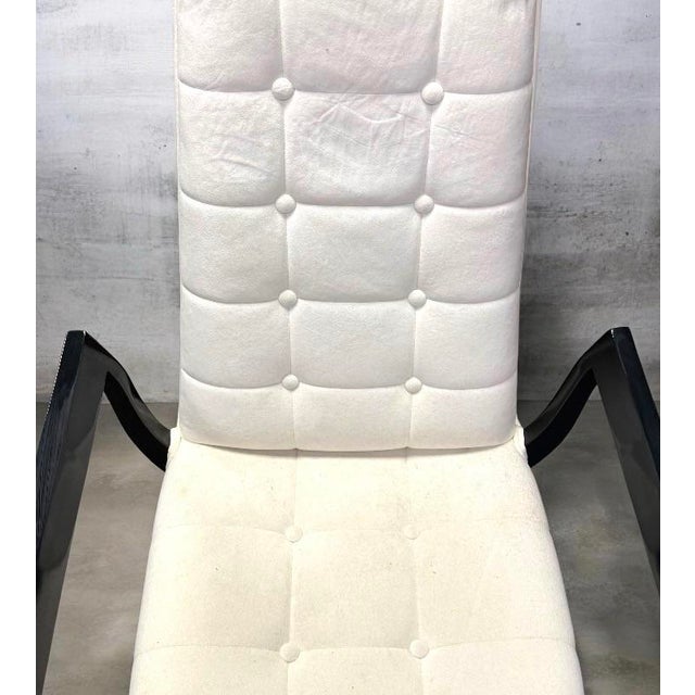 Mid-Century Modern 1950s Baker Style Athena Klismos Lounge Chairs For Sale - Image 3 of 3