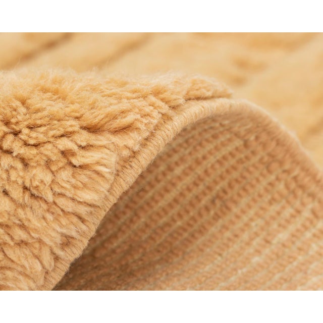 Textile Hand-Knotted Wool Rug by Azele Studio For Sale - Image 7 of 9