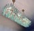 Murano Poliedri Chandelier – Carlo Scarpa – 138 Turquoise/Clear Glasses For Sale - Image 10 of 10
