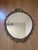 Baroque Oval Bronze Wall Mirror, 1960s For Sale - Image 4 of 17