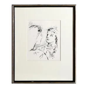 The Confrontation, Pierre Bonnard Lithograph, Signed 'pb' in the Plate