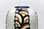 Art Deco Vase in Crackled Earthenware with Geometric Decor from Faïencerie de Nimy, Belgium, 1925-1935 For Sale - Image 3 of 13