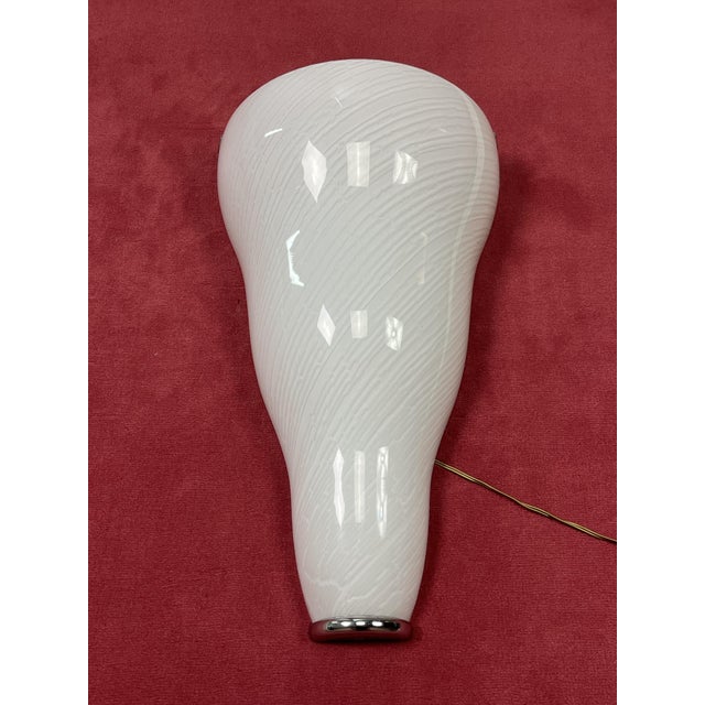 Large Murano Glass Wall Lamps from Leucos, 1980s, Set of 2 For Sale - Image 13 of 18
