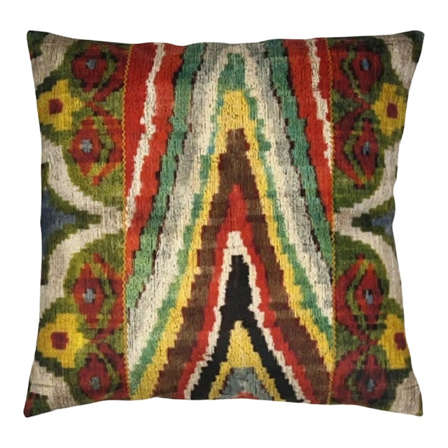 Pasargad Turkish Style Ikat Pillow For Sale