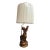 Vintage Figural Table Lamp With Draped Maiden Sculpture For Sale