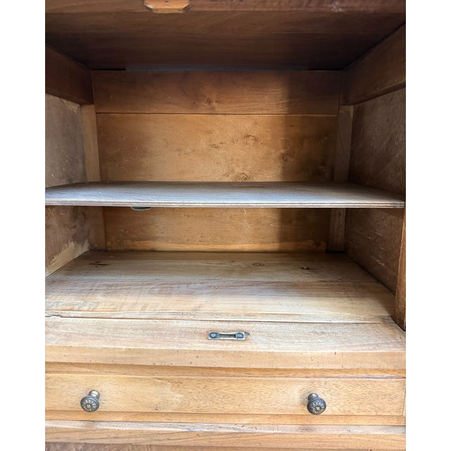Small Walnut Veneer Buffet For Sale - Image 4 of 16