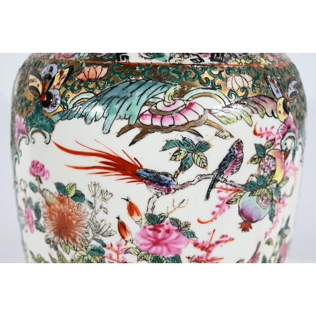 Canton Porcelain Lamp, China, Late 19th Century For Sale - Image 14 of 18