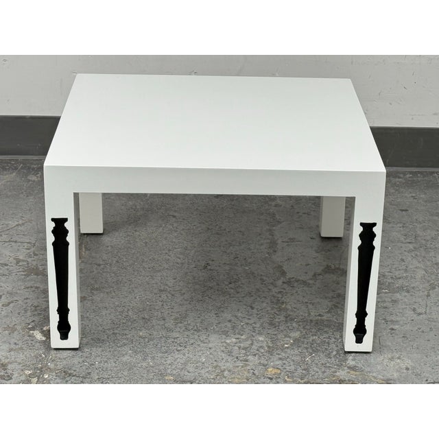 Design Plus Gallery presents the Cut It Out Coffee Table from D W M | Maloos. This table has a white glossy hand-polished...