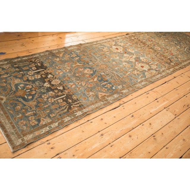 Vintage Distressed Malayer Rug Runner - 3'8" x 12'4" For Sale In New York - Image 6 of 11