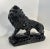 Italian Artist, Art Deco Lion, 1930s, Black Polished Fired Clay For Sale - Image 4 of 11