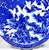 Blue Antique Japanese Blue & White Porcelain Charger With Yamatoku Mark, Early 20th Century For Sale - Image 8 of 8