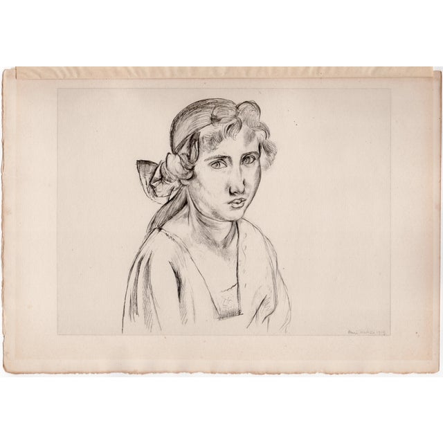 Henri Matisse Portrait of a Lady Lithograph on paper Year of conception: 1919 Year of execution: 1920 Signed on the plate...