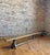 Mid 20th Century 10-Foot Antique Industrial Maple Butcher Block & Cast Iron Locker Room Bench For Sale - Image 5 of 16