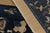 Beige Antique Chinese Peking Rug in Beige and Blue With Floral Patterns - Rug & Kilim For Sale - Image 8 of 8