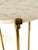 Metal Brass and Marble Tripod Accessory or Drinks Table For Sale - Image 7 of 12