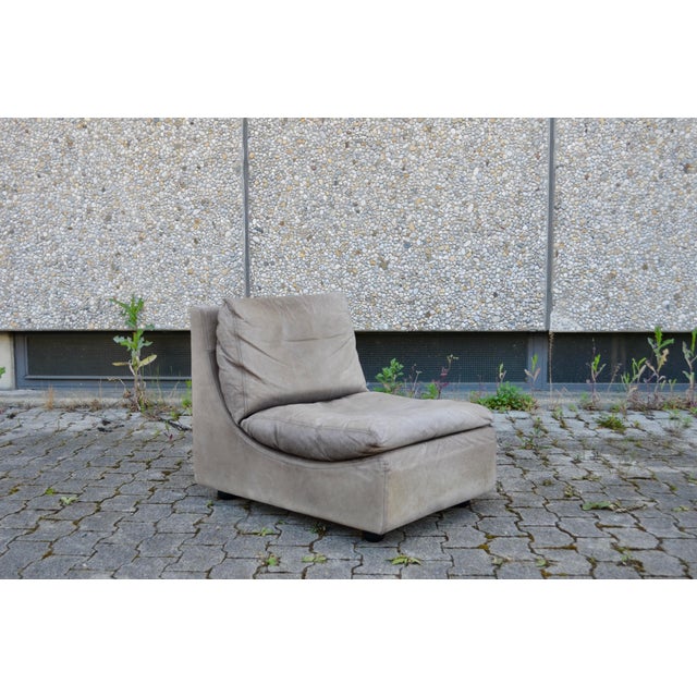 Vintage Modular Buffalo Leather Sofa from Walter Knoll / Wilhelm Knoll, 1970s, Set of 5 For Sale - Image 10 of 18