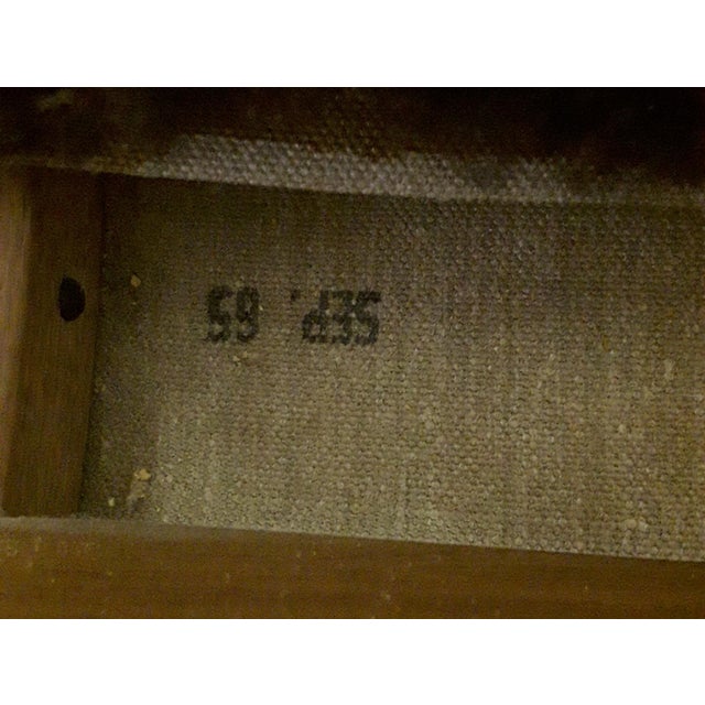 Vintage Swedish Oak Plywood, Linen & Brown Plush Armchair by Yngve Ekström for Swedese, 1965 For Sale - Image 11 of 13