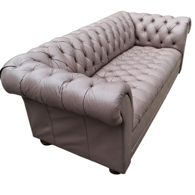 Heritage Meets Modern Luxury With the Berwick Chesterfield Sofa by Arhaus For Sale - Image 12 of 12