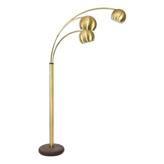 Vintage Brass Floor Lamp attributed to Goffredo Reggiani, 1970s For Sale