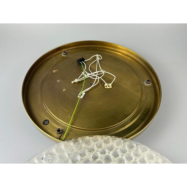 60s 1970s Plafon ceiling lamp by Fischer glow Germany Space Age Object: Flush mount Manufacturer: Fischer lights up...