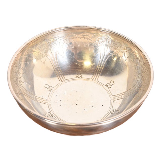 Tiffany & Co. Art Deco Sterling Silver Fruit Bowl or Centerpiece Bowl For Sale