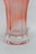 Glass Peach Pink Pressed Glass Vase Wide Opening 10 Panel Ribbed Design Vintage 4756b For Sale - Image 7 of 12