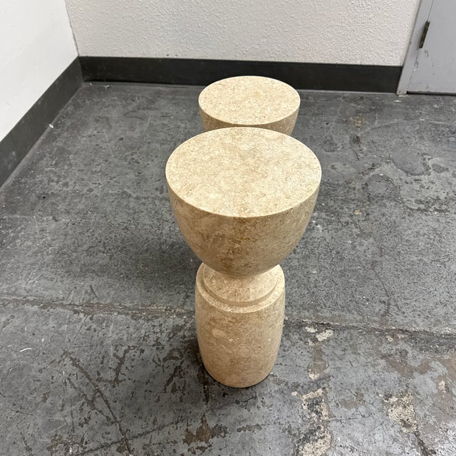 2020s Noir Architect Side Table Style "A" + "B", Set of Two For Sale - Image 5 of 12