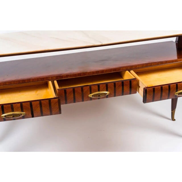 Paolo Buffa Mid-Century Italian Console Table in the Style of Paolo Buffa, 1950s For Sale - Image 4 of 7