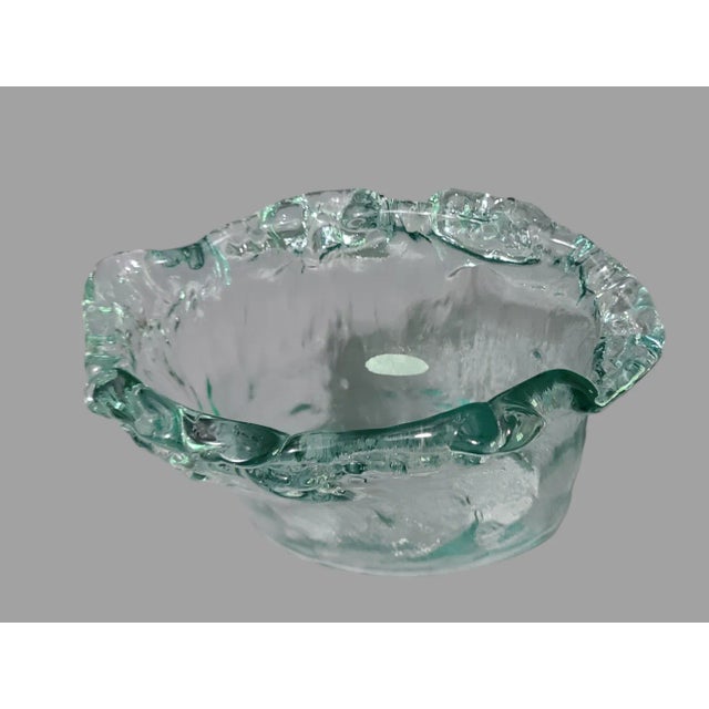 Late 20th Century Late 20th Century San Miguel Vidrios Spain 100% Recycled Glass Sea Glass Green Art Vase For Sale - Image 5 of 7