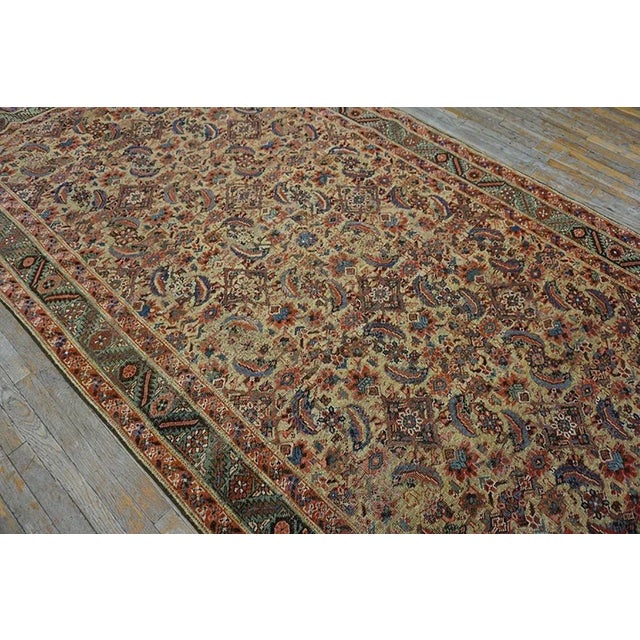 19th Century N.W. Persian Bakshaiesh Carpet ( 5'9" x 12'6" - 175 x 380 ) For Sale - Image 4 of 6