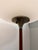 Wood Vintage Mid Century Modern Laurel Rosewood Nickel Mushroom Floor Lamp For Sale - Image 7 of 11