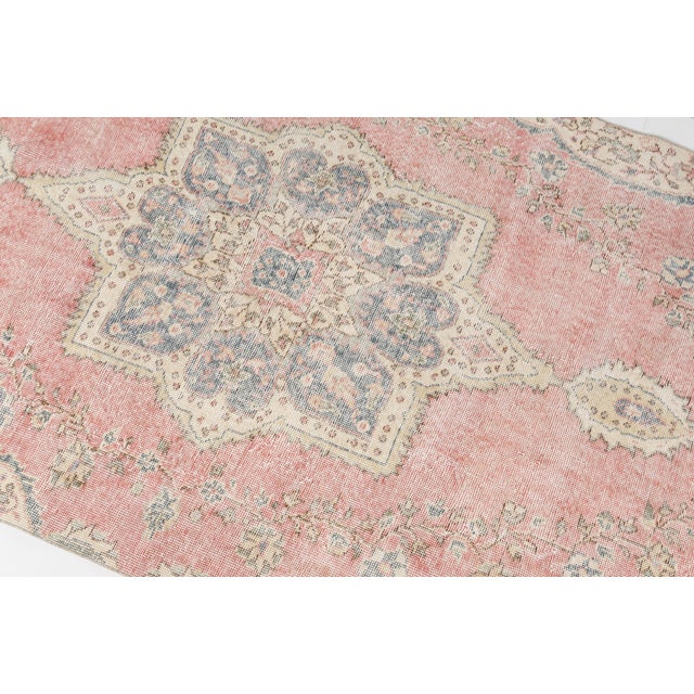 1960s 1960s Bohemian Turkish Area Wool Rug For Sale - Image 5 of 10