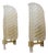 Mid-Century Modern Graniglia Murano Glass Leaf Sconces from Barovier & Toso, 2000, Set of 2 For Sale