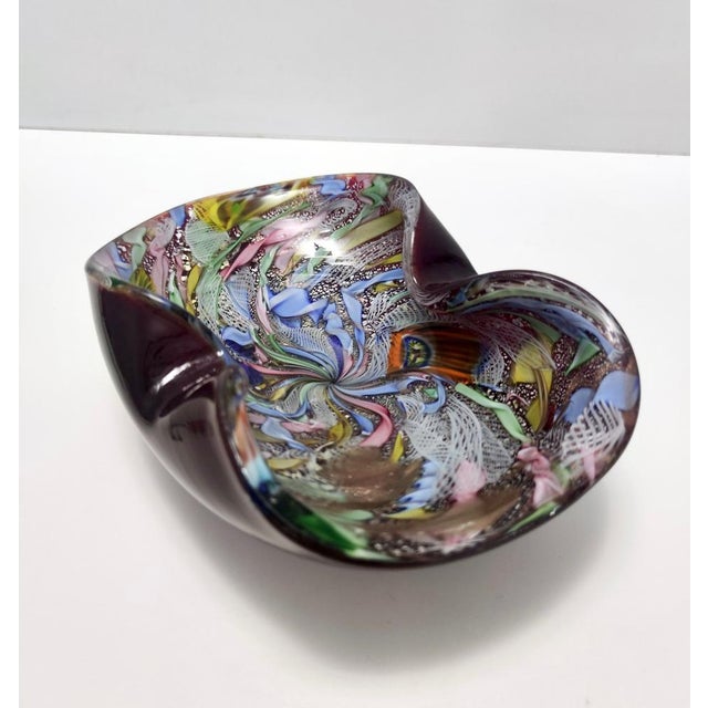 Murano Glass Ashtray attributed to Giulio Radi for Avem, 1950s For Sale - Image 4 of 17