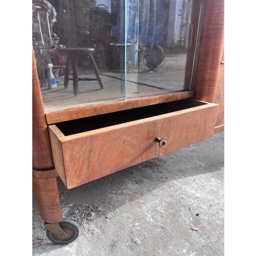 Art Deco Walnut Bar Trolley, 1930s For Sale - Image 10 of 15